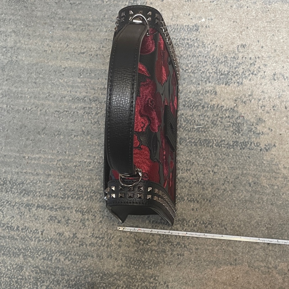 Karl Lagerfeld Black and Red Floral Crossbody Bag - Picture 6 of 16